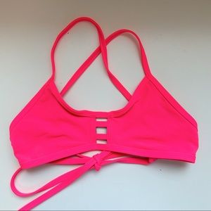 pink jolyn tomcat bikini top size S